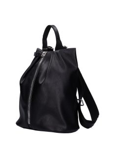 Chiara Elvis fekete rostbőr női hátizsák