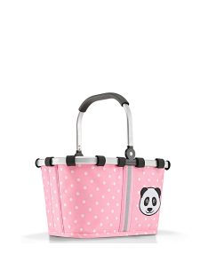 Reisenthel carrybag XS kids rózsaszín pandás lány kosár