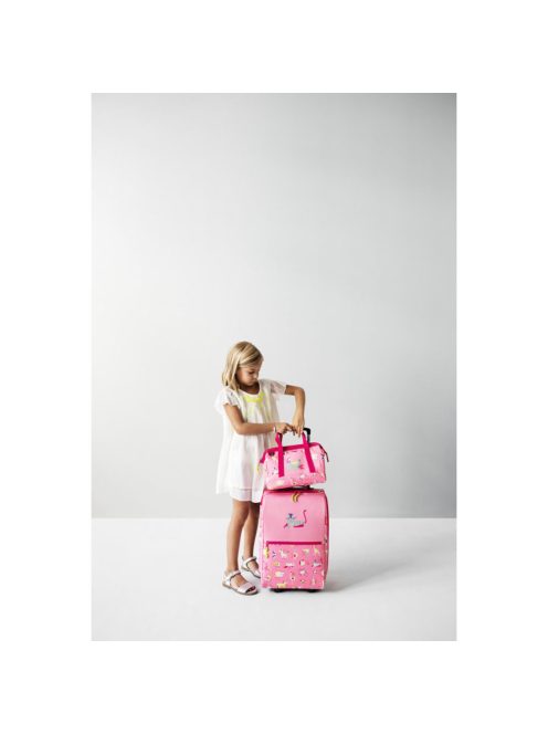 Reisenthel trolley XS kids rózsaszín 2 kerekű gyerek bőrönd