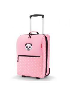   Reisenthel trolley XS kids rózsaszín pandás 2 kerekű gyerek bőrönd