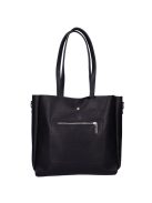 Chiara Dorotella fekete fonott rostbőr női válltáska