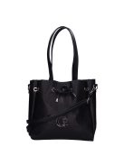 Chiara Dorotella fekete fonott rostbőr női válltáska