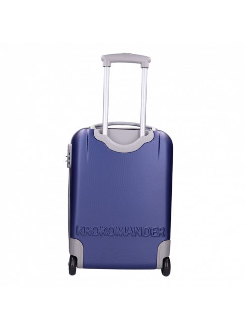 Krokomander kék-szürke 2 kerekű kabinbőrönd