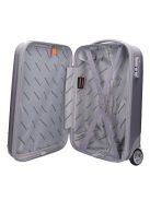 Krokomander kék-szürke 2 kerekű kabinbőrönd