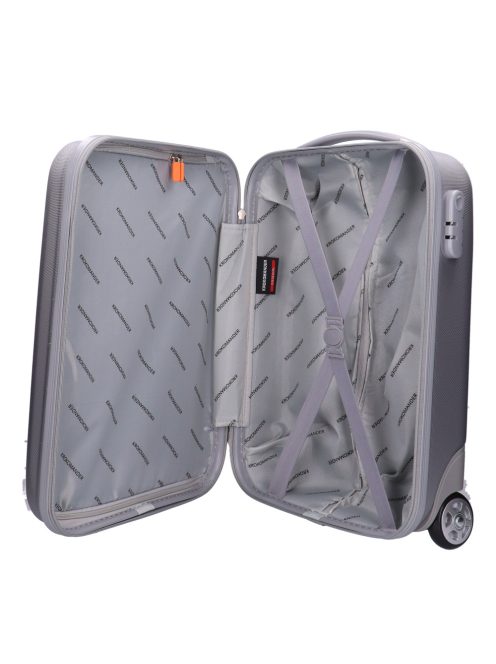 Krokomander kék-szürke 2 kerekű kabinbőrönd