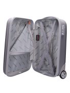 Krokomander kék-szürke 2 kerekű kabinbőrönd