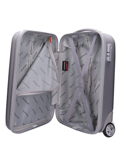 Krokomander kék-szürke 2 kerekű kabinbőrönd