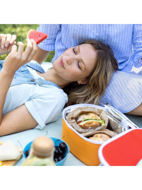 Reisenthel coolerbag M pocket narancssárga uzsonnás hűtőtáska