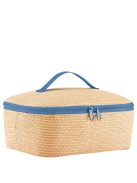 Reisenthel coolerbag M pocket bézs-kék női uzsonnás hűtőtáska