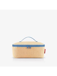   Reisenthel coolerbag M pocket bézs-kék női uzsonnás hűtőtáska