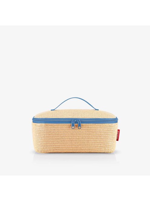 Reisenthel coolerbag M pocket bézs-kék női uzsonnás hűtőtáska