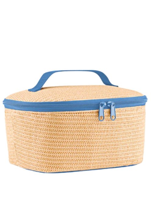Reisenthel coolerbag S pocket bézs-kék női uzsonnás hűtőtáska