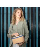 Reisenthel coolerbag S pocket bézs-kék női uzsonnás hűtőtáska