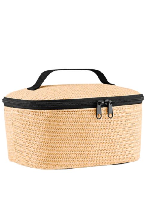 Reisenthel coolerbag S pocket bézs-fekete női uzsonnás hűtőtáska