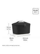 Reisenthel coolerbag S pocket bézs-fekete női uzsonnás hűtőtáska