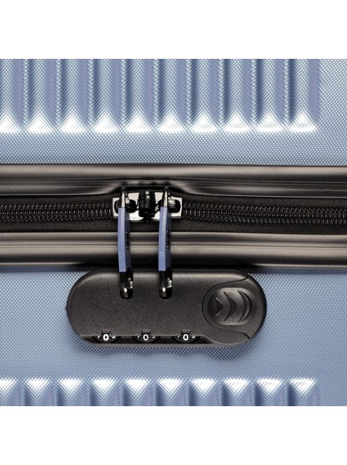 Enrico Benetti Louisville jégkék 4 kerekű nagy bőrönd