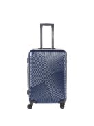 Enrico Benetti Louisville kék 4 kerekű közepes bőrönd