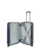 Enrico Benetti Louisville kék 4 kerekű közepes bőrönd