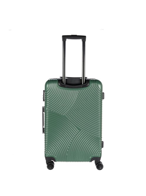 Enrico Benetti Louisville zöld 4 kerekű közepes bőrönd