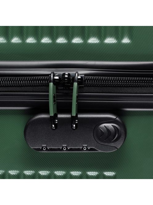 Enrico Benetti Louisville zöld 4 kerekű közepes bőrönd