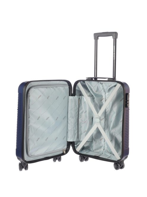 Enrico Benetti Louisville kék 4 kerekű kabinbőrönd