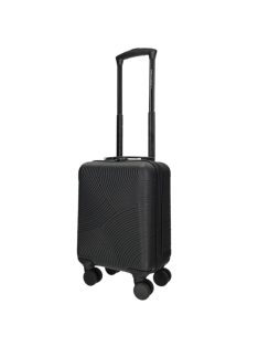   Enrico Benetti Louisville fekete 4 kerekű 45x30x20 kabinbőrönd