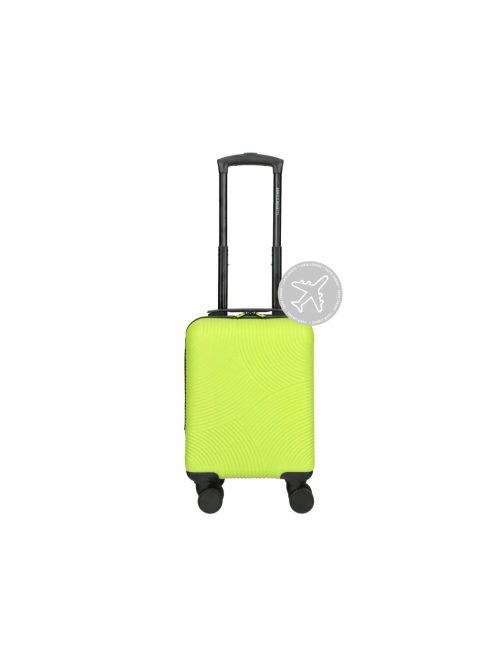 Enrico Benetti Louisville neonzöld 4 kerekű 45x30x20 kabinbőrönd