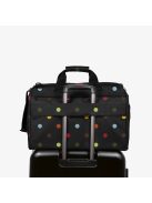 Reisenthel allrounder L pocket fekete-színes pöttyös nagy női utazótáska