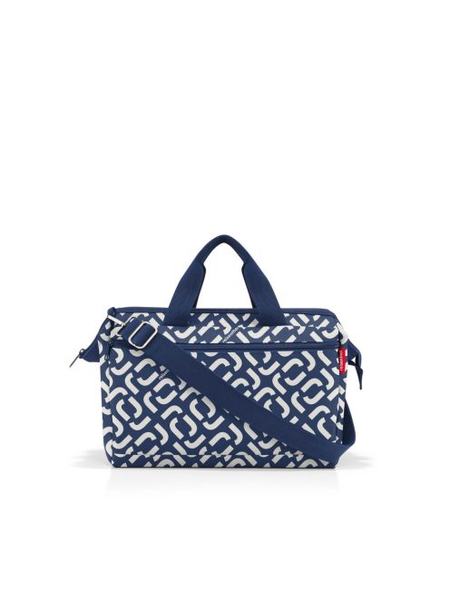 Reisenthel allrounder S pocket kék-fehér mintás kicsi női utazótáska