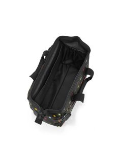   Reisenthel allrounder S pocket fekete-színes pöttyös kicsi női utazótáska