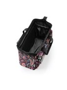 Reisenthel allrounder S pocket fekete virágos kicsi női utazótáska