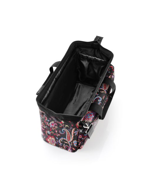 Reisenthel allrounder S pocket fekete virágos kicsi női utazótáska