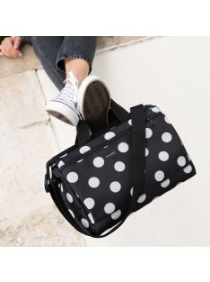   Reisenthel allrounder S pocket fekete-fehér pöttyös kicsi női utazótáska