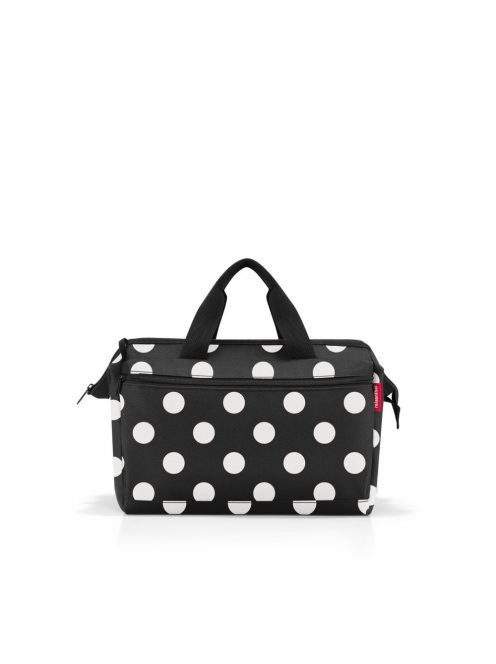Reisenthel allrounder S pocket fekete-fehér pöttyös kicsi női utazótáska