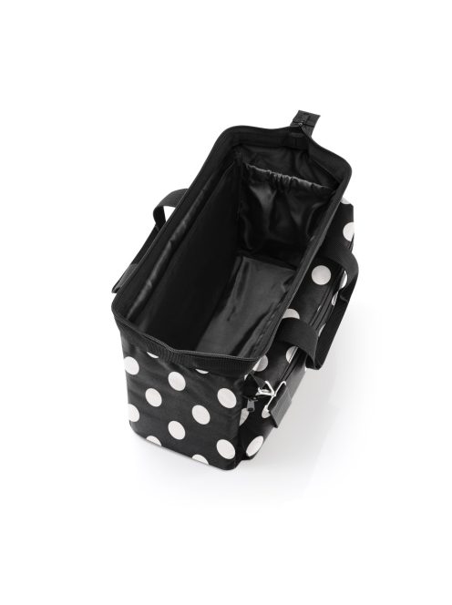Reisenthel allrounder S pocket fekete-fehér pöttyös kicsi női utazótáska
