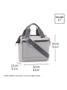 Reisenthel allrounder cross szürke-fekete mintás női oldaltáska