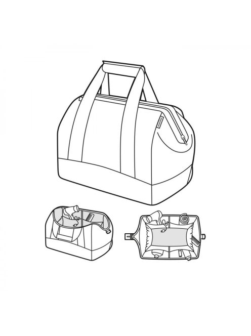 Reisenthel allrounder M utazótáska twist silver