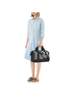 Reisenthel allrounder M fekete-fehér közepes utazótáska