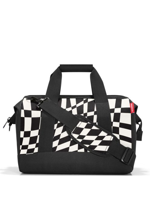 Reisenthel allrounder M fekete-fehér közepes utazótáska