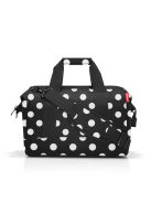 Reisenthel allrounder M fekete-fehér pöttyös közepes női utazótáska