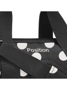 Reisenthel allrounder M fekete-fehér pöttyös közepes női utazótáska