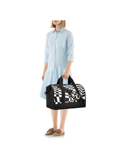 Reisenthel allrounder L fekete-fehér nagy utazótáska