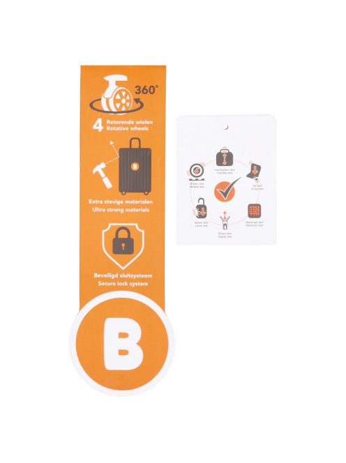 Beagles Malaga barna 4 kerekű nagy bőrönd