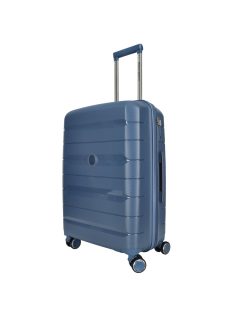 Enrico Benetti Montreal kék 4 kerekű nagy bőrönd