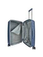 Enrico Benetti Montreal kék 4 kerekű nagy bőrönd