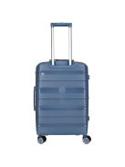 Enrico Benetti Montreal kék 4 kerekű nagy bőrönd