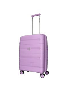 Enrico Benetti Montreal lila 4 kerekű közepes bőrönd