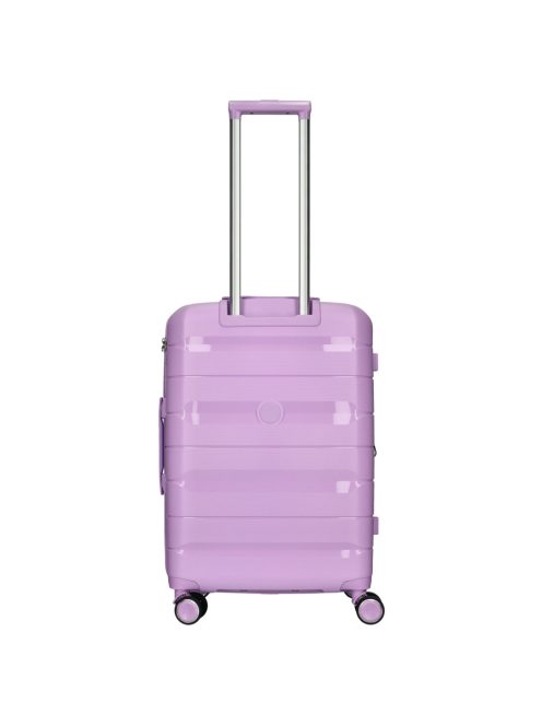 Enrico Benetti Montreal lila 4 kerekű közepes bőrönd