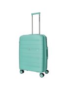 Enrico Benetti Montreal menta 4 kerekű közepes bőrönd