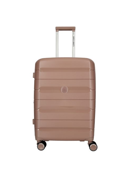 Enrico Benetti Montreal púder 4 kerekű közepes bőrönd